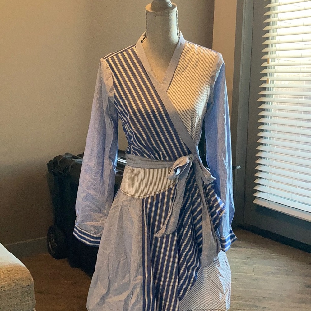 Maeve Wrap Dress with price tag